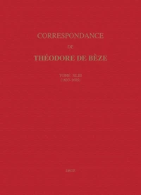 Correspondance de Théodore de Bèze