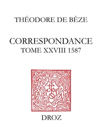 Correspondance de Théodore de Bèze
