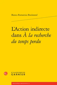 L'action indirecte dans A la recherche du temps perdu
