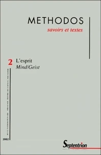 Methodos N° 2 / 2002 : L'esprit Mind/Geist