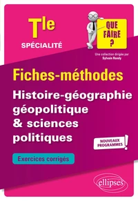 Histoire-géographie, géopolitique & sciences politiques Tle spécialité