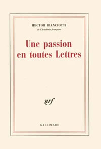 Une passion en toutes lettres