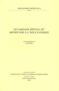 Le langage mental du Moyen âge à l'âge classique