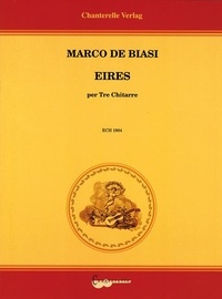 Biasi marco De - Eires - Tema e variazioni. 3 guitars. Partition et parties..