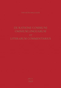 De ratione communi omnium linguarum et literarum commentarius