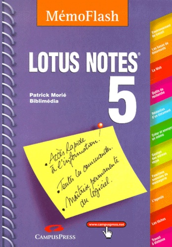  Biblimedia et Patrick Morié - Lotus Note 5.