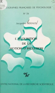 L'acquisition de la notion d'inclusion