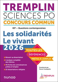 Tremplin Science Po IEP Les solidarités Le vivant