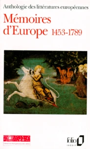 MEMOIRES D'EUROPE 1453-1789.