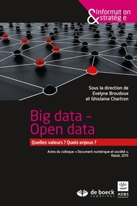 Evelyne Broudoux - Big data - Open data.