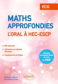 Mathématiques approfondies ECG
