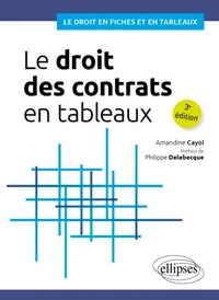 Le droit des contrats et des quasi-contrats en tableaux