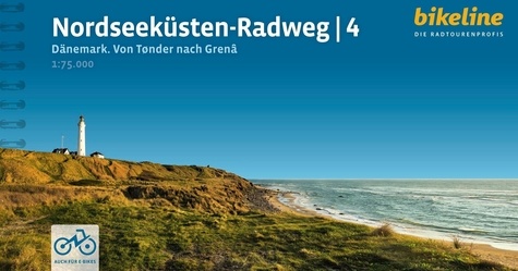  Bikeline - Nordseeküsten-Radweg 4 - Dänemark. Von Tønder nach Grenâ.