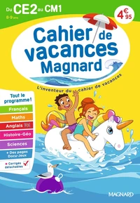 Cahier de vacances du CE2 vers le CM1