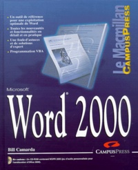Bill Camarda - Word 2000. Avec Un Cd-Rom.