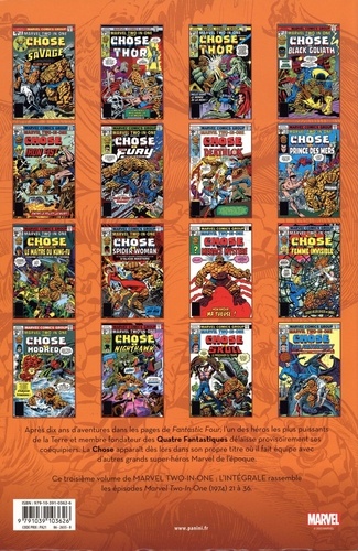 Marvel Two-in-One : L'intégrale  La Chose et Mr Fantastic !. 1976-1978