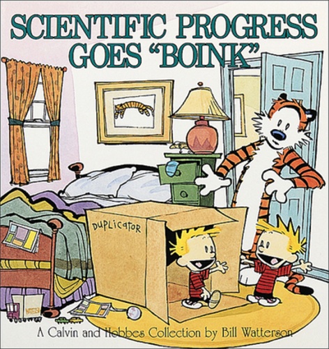 Bill Watterson - A Calvin and Hobbes Collection  : Scientific Progress Goes "Boink".