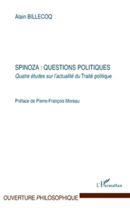Spinoza : questions politiques
