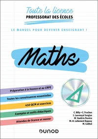 Toute la licence Professorat des écoles mathématiques