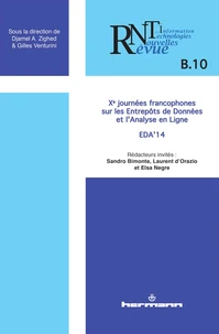 Xe journées francophones sur les Entrepôts de Données et l'Analyse en Ligne EDA'14