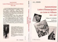 Autonomisme, luttes d'émancipation en Corse et ailleurs (1984-1989)