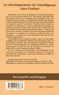 Le développement de l'intelligence chez l'enfant