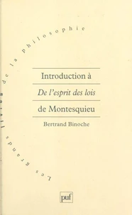 Introduction à De l'esprit des lois de Montesquieu