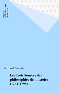 Les trois sources des philosophies de l'histoire