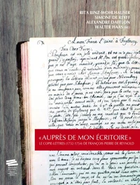 "Auprès de mon écritoire"