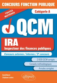 QCM IRA Inspecteur des finances publiques