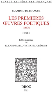 Les premières oeuvres poétiques t.