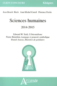 Sciences humaines 2014-2015