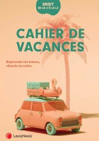 Cahier de vacances Droit de la L1 à la L2