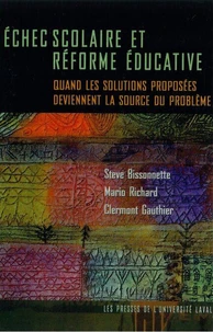 Echec scolaire et réforme éducative