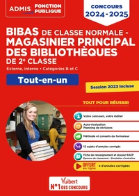 BIBAS de classe normale, Magasinier principal des bibliothèques 2e classe
