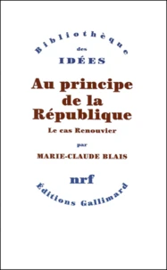 Au principe de la République.