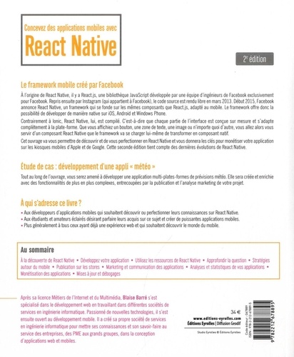 Concevez des applications mobiles avec React Native. Développement, publication sur les stores et stratégie marketing 2e édition