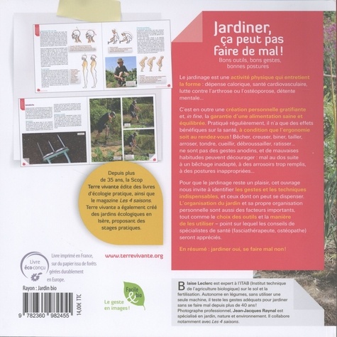 Jardiner, ça peut pas faire de mal !. Bons outils, bons gestes, bonnes postures