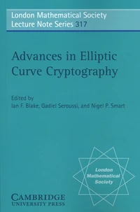 Advances in Elliptic Curve Cryptography