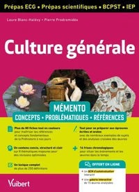 Culture générale prépas ECG, prépas scientifiques, BCPST, IEP