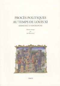 Procès politiques au temps de Louis XI