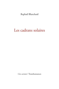 Les cadrans solaires
