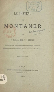 Le château de Montaner
