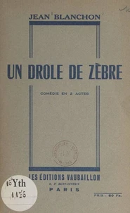 Un drôle de zèbre
