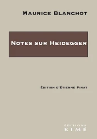 Notes sur Heidegger