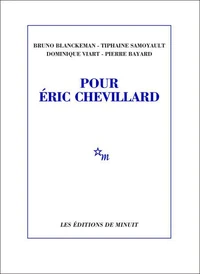 Pour Eric Chevillard