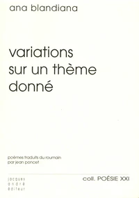 Variations sur un thème donné