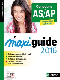 Blandine Savignac et Elisabeth Baumeier - Le maxi guide 2016 - Concours AS/AP.