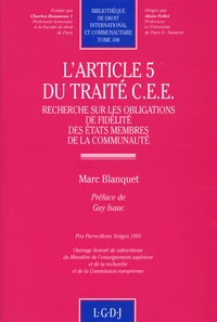 L'article 5 du traité CEE