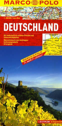  Marco Polo - Allemagne - 1/800 000.